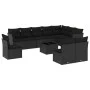 Garden sofa set 11 pieces and black synthetic rattan cushions by , Garden sets - Ref: Foro24-3217805, Price: 676,35 €, Discou...