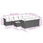 Set mit 11 Stück Gartensofas und Kissen synthetisches Rattan schwarz von , Gartensets - Ref: Foro24-3218226, Preis: 596,98 €,...