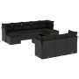 Set mit 11 Stück Gartensofas und Kissen synthetisches Rattan schwarz von , Gartensets - Ref: Foro24-3218335, Preis: 643,16 €,...