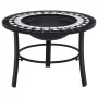 vidaXl Brasero de mosaico cerámica negro y blanco 68 cm de vidaXL, Chimeneas - Ref: Foro24-46721, Precio: 69,02 €, Descuento: %