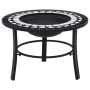 vidaXl Brasero de mosaico cerámica negro y blanco 68 cm by vidaXL, Chimneys - Ref: Foro24-46721, Price: 69,60 €, Discount: %