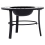 vidaXl Brasero de mosaico cerámica negro y blanco 68 cm by vidaXL, Chimneys - Ref: Foro24-46721, Price: 69,60 €, Discount: %