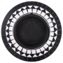 vidaXl Brasero de mosaico cerámica negro y blanco 68 cm by vidaXL, Chimneys - Ref: Foro24-46721, Price: 69,60 €, Discount: %