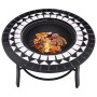 vidaXl Brasero de mosaico cerámica negro y blanco 68 cm by vidaXL, Chimneys - Ref: Foro24-46721, Price: 69,60 €, Discount: %