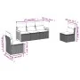 Set Gartensofas mit Kissen 5 Stück synthetisches Rattan beige von , Gartensets - Ref: Foro24-3227528, Preis: 339,90 €, Rabatt: %