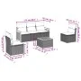Garden sofa set with 6-piece synthetic rattan beige cushions by , Garden sets - Ref: Foro24-3227535, Price: 385,26 €, Discoun...