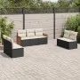 7-piece garden dining set with black synthetic rattan cushions by , Garden sets - Ref: Foro24-3227554, Price: 393,04 €, Disco...