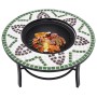 vidaXl Grüne Keramik-Mosaik-Kohlenschale 68 cm von vidaXL, Kamine - Ref: Foro24-46722, Preis: 69,53 €, Rabatt: %