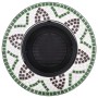 vidaXl Brasero de mosaico cerámica verde 68 cm de vidaXL, Chimeneas - Ref: Foro24-46722, Precio: 69,28 €