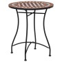 Mesa bistró de mosaico cerámica marrón 60 cm de vidaXL, Mesas de jardín - Ref: Foro24-46713, Precio: 83,66 €, Descuento: %