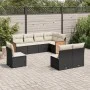 8-piece garden sofa set with black synthetic rattan cushions by , Garden sets - Ref: Foro24-3227722, Price: 470,75 €, Discoun...