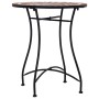 Mesa bistró de mosaico cerámica marrón 60 cm de vidaXL, Mesas de jardín - Ref: Foro24-46713, Precio: 83,66 €, Descuento: %