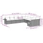 Set Gartensofas 10 Stück Kissen synthetisches Rattan schwarz von , Gartensets - Ref: Foro24-3220705, Preis: 562,31 €, Rabatt: %