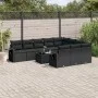 11-teilige Gartensofagarnitur und schwarze synthetische Rattankissen von , Gartensets - Ref: Foro24-3220694, Preis: 741,73 €,...