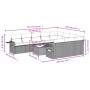 11-piece garden sofa set and black synthetic rattan cushions by , Garden sets - Ref: Foro24-3220694, Price: 688,21 €, Discoun...