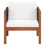 Gartenstühle, 2 Stück, Massivholz aus Akazie von vidaXL, Modulare Sofas für den Außenbereich - Ref: Foro24-46342, Preis: 181,...