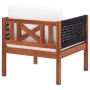 Gartenstühle, 2 Stück, Massivholz aus Akazie von vidaXL, Modulare Sofas für den Außenbereich - Ref: Foro24-46342, Preis: 181,...