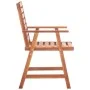Sillas de comedor de exterior 2 uds madera maciza de acacia de vidaXL, Sillas de jardín - Ref: Foro24-46312, Precio: 150,48 €...