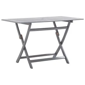 Folding garden table made of solid acacia wood 120x70x75 cm by vidaXL, Garden tables - Ref: Foro24-46331, Price: 135,33 €, Di...