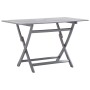 Folding garden table made of solid acacia wood 120x70x75 cm by vidaXL, Garden tables - Ref: Foro24-46331, Price: 169,71 €, Di...