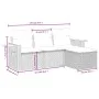 Set Gartensofas mit Kissen 4 Stück synthetisches Rattan beige von , Gartensets - Ref: Foro24-3226745, Preis: 259,28 €, Rabatt: %