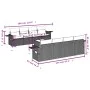 Set mit 9 Gartensofas mit beigen Kissen aus synthetischem Rattan von , Gartensets - Ref: Foro24-3252285, Preis: 689,10 €, Rab...