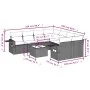 8-piece garden sofa set with black synthetic rattan cushions by , Garden sets - Ref: Foro24-3252293, Price: 550,88 €, Discoun...