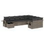 10-piece garden sofa set with gray synthetic rattan cushions by , Garden sets - Ref: Foro24-3252997, Price: 625,78 €, Discoun...