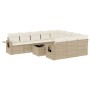 Garden sofa set 11 pieces with beige synthetic rattan cushions by , Garden sets - Ref: Foro24-3253035, Price: 711,76 €, Disco...