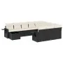 Set mit 11 Stück Gartensofas und Kissen synthetisches Rattan schwarz von , Gartensets - Ref: Foro24-3253063, Preis: 645,37 €,...