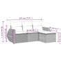 Set Gartensofas mit Kissen 4 Stück synthetisches Rattan beige von , Gartensets - Ref: Foro24-3221267, Preis: 291,61 €, Rabatt: %