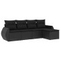 5-piece garden furniture set and black synthetic rattan cushions by , Garden sets - Ref: Foro24-3221284, Price: 312,52 €, Dis...