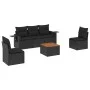 6-piece garden sofa set and black synthetic rattan cushions by , Modular outdoor sofas - Ref: Foro24-3224501, Price: 363,69 €...