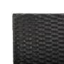 Garden bench with black synthetic rattan cushions 176 cm by vidaXL, garden benches - Ref: Foro24-46230, Price: 193,90 €, Disc...
