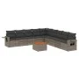 Set de sofás de jardín 10 pzas con cojines ratán sintético gris by , Modular outdoor sofas - Ref: Foro24-3224611, Price: 566,...