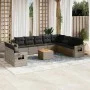 11-piece garden sofa set and gray synthetic rattan cushions by , Modular outdoor sofas - Ref: Foro24-3224639, Price: 661,71 €...
