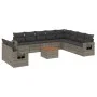11-piece garden sofa set and gray synthetic rattan cushions by , Modular outdoor sofas - Ref: Foro24-3224639, Price: 661,71 €...