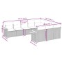 10-piece garden sofa set with gray synthetic rattan cushions by , Garden sets - Ref: Foro24-3227180, Price: 603,35 €, Discoun...