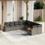 10-teilige Gartensofagarnitur mit grauen synthetischen Rattankissen von , Gartensets - Ref: Foro24-3227194, Preis: 605,40 €, ...