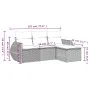 4-teilige Gartensofagarnitur mit schwarzen synthetischen Rattankissen von , Gartensets - Ref: Foro24-3221265, Preis: 259,09 €...