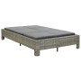 Liege für 2 Personen mit grauem synthetischem Rattankissen von vidaXL, Betten im Freien - Ref: Foro24-46240, Preis: 308,10 €,...