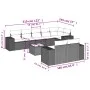 9-teiliges Gartensofa-Set mit beigen synthetischen Rattankissen von , Gartensets - Ref: Foro24-3222827, Preis: 671,02 €, Raba...