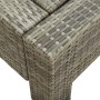 Liege für 2 Personen mit grauem synthetischem Rattankissen von vidaXL, Betten im Freien - Ref: Foro24-46240, Preis: 308,10 €,...