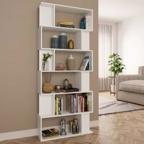 White plywood shelf/divider 80x24x192cm by vidaXL, Bookcases and shelves - Ref: Foro24-800090, Price: 79,03 €, Discount: %
