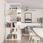 White plywood shelf/divider 80x24x192cm by vidaXL, Bookcases and shelves - Ref: Foro24-800090, Price: 81,36 €, Discount: %