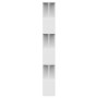 White plywood shelf/divider 80x24x192cm by vidaXL, Bookcases and shelves - Ref: Foro24-800090, Price: 81,36 €, Discount: %