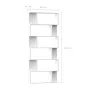 White plywood shelf/divider 80x24x192cm by vidaXL, Bookcases and shelves - Ref: Foro24-800090, Price: 81,36 €, Discount: %
