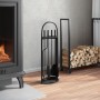 Kaminbesteckset 5-teilig Stahl 23x15x66 cm von , Kaminbesteck - Ref: Foro24-156379, Preis: 67,03 €, Rabatt: %