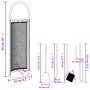 Kaminbesteckset 5-teilig Stahl 23x15x66 cm von , Kaminbesteck - Ref: Foro24-156379, Preis: 67,03 €, Rabatt: %