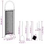 Kaminbesteckset 5-teilig Stahl 23x15x66 cm von , Kaminbesteck - Ref: Foro24-156379, Preis: 65,22 €, Rabatt: %